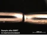 Sample after SSRT in inert environment